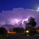 lightning in clouds