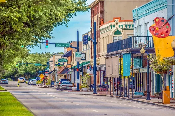 Downtown Street of Kissimmee FL