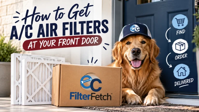 How to Get A/C Air Filters Delivered to Your Front Door