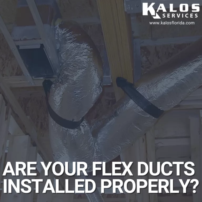 Are Your Flex Ducts Installed Properly?