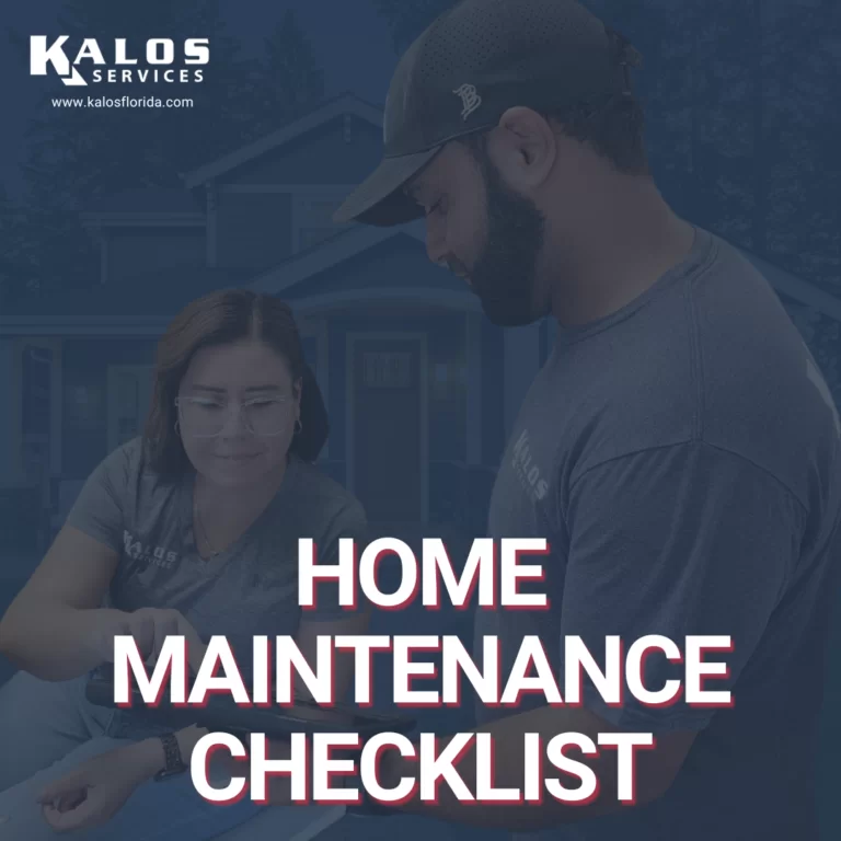 Home Maintenance Checklist