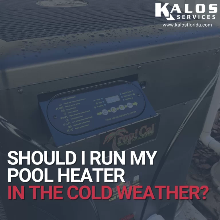 Should I Run My Pool Heater in Cold Weather?